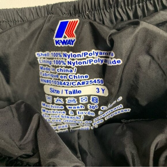 K-way kids 3Y windbreaker weather joggers - Picture 4 of 4